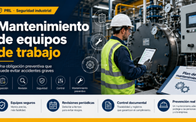 Mantenimiento de equipos de trabajo: una obligación preventiva que puede evitar accidentes graves