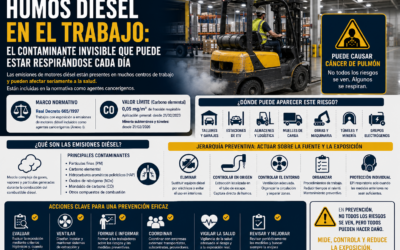 Humos diésel en el trabajo: el contaminante invisible que puede estar respirándose cada día