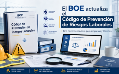 El BOE actualiza el Código de Prevención de Riesgos Laborales: una herramienta clave para empresas y técnicos