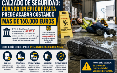Calzado de seguridad: cuando un EPI que falta puede acabar costando más de 160.000 euros