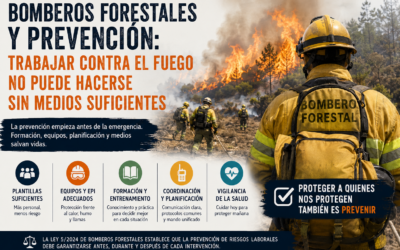 Bomberos forestales y prevención: trabajar contra el fuego no puede hacerse sin medios suficientes